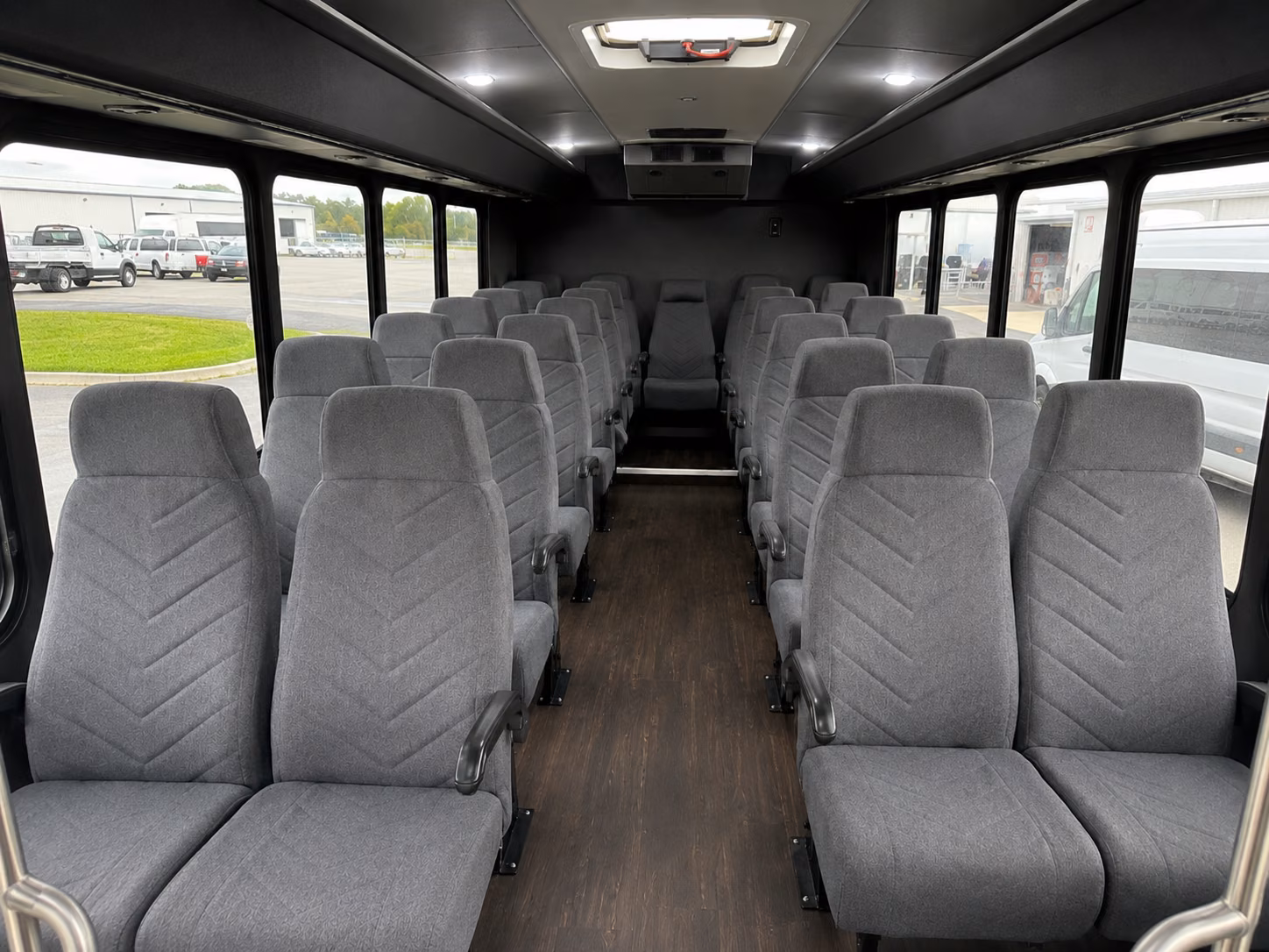 centennial 20 passenger minibus inside