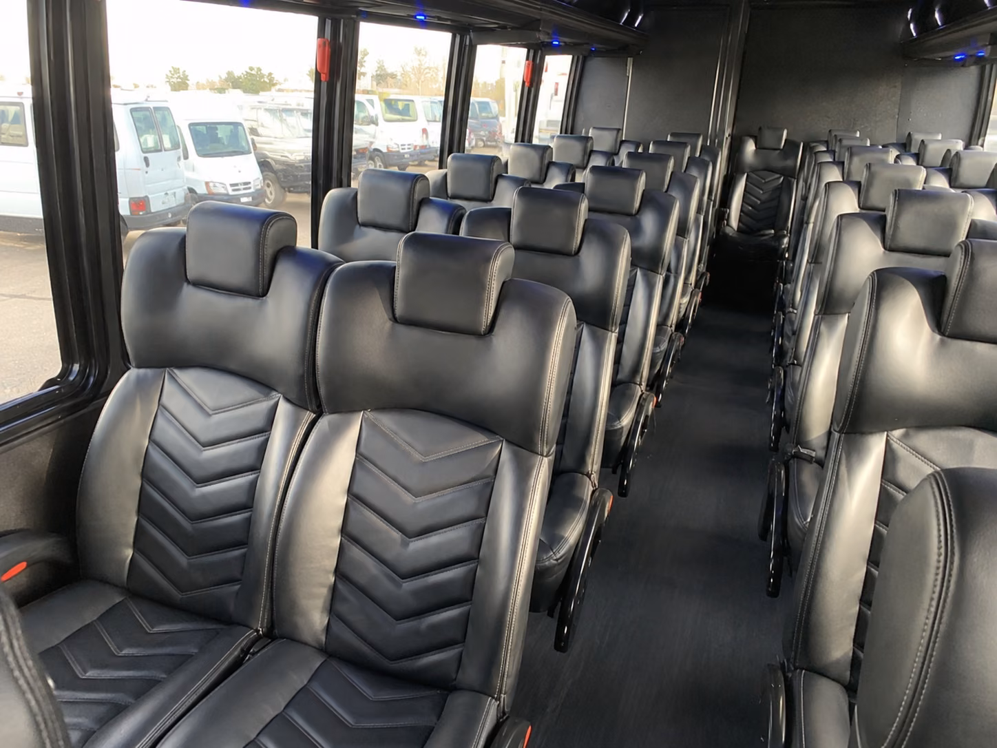 centennial 20 passenger minibus interior
