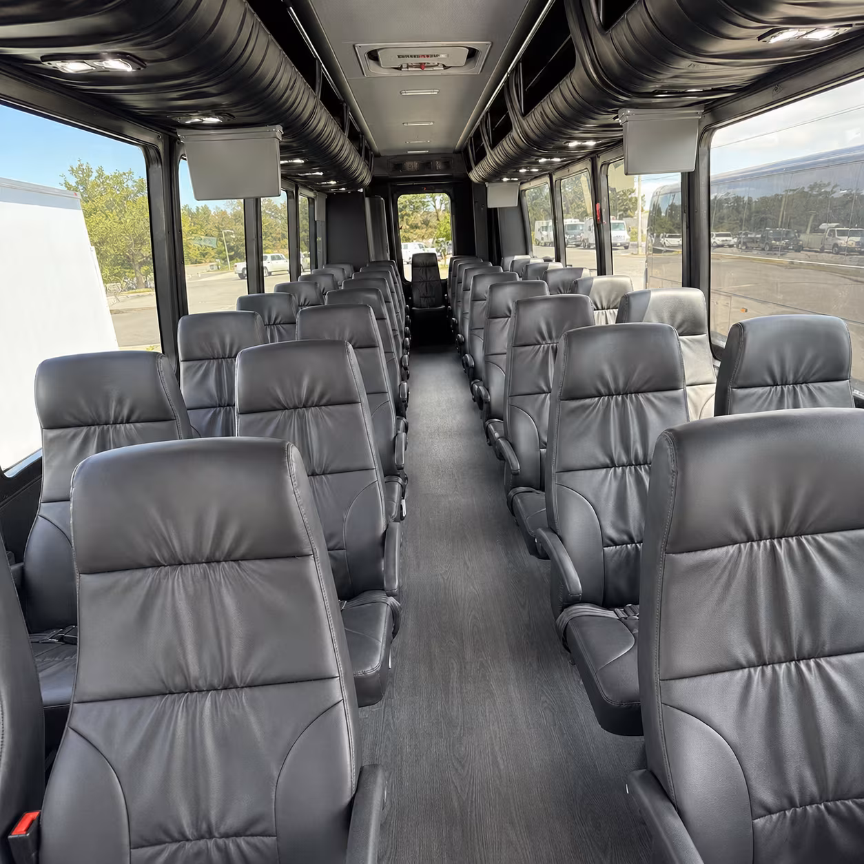 centennial 25 passenger minibus inside