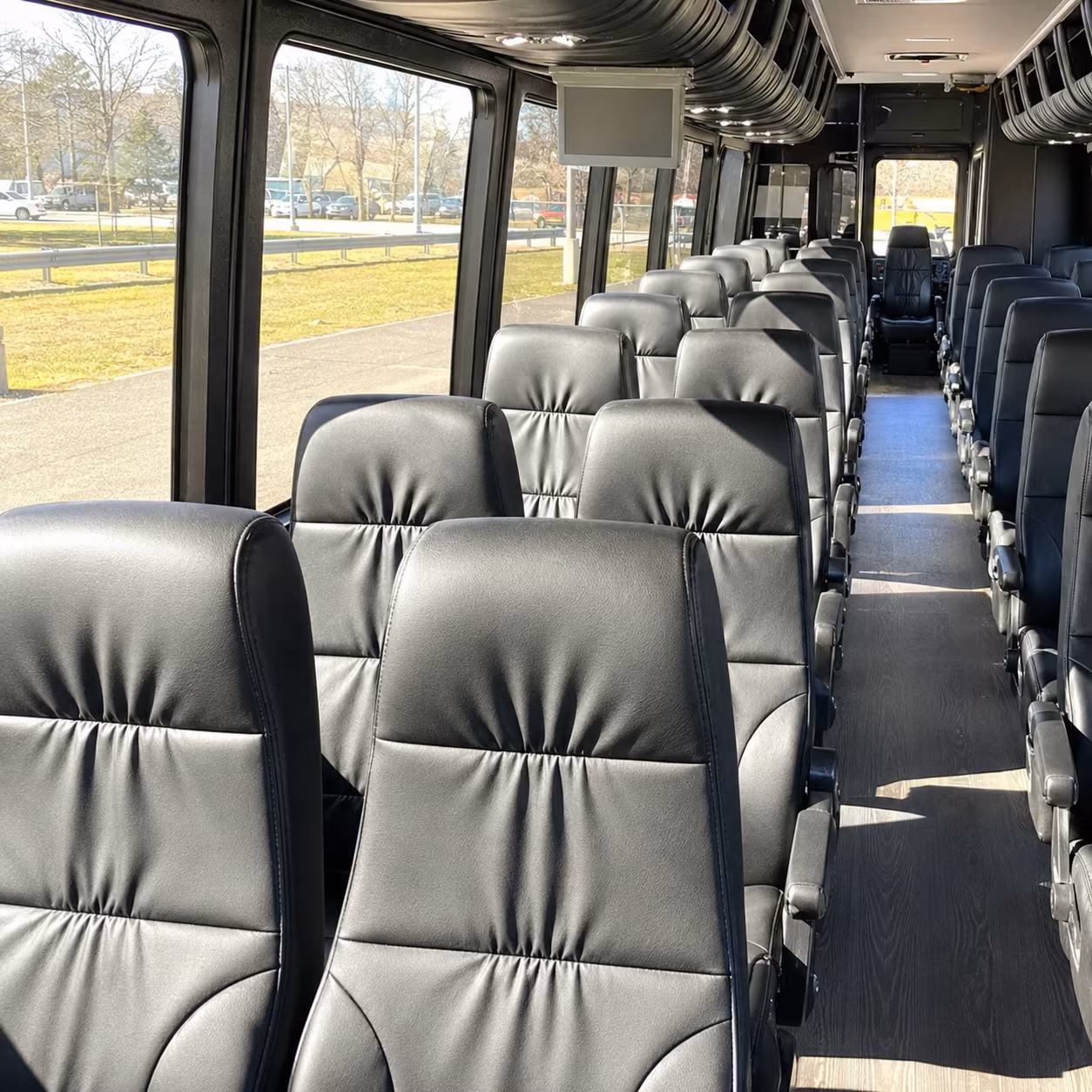 centennial 28 passenger minibus interior
