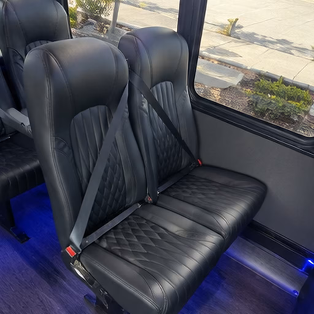 centennial 30 passenger minibus interior