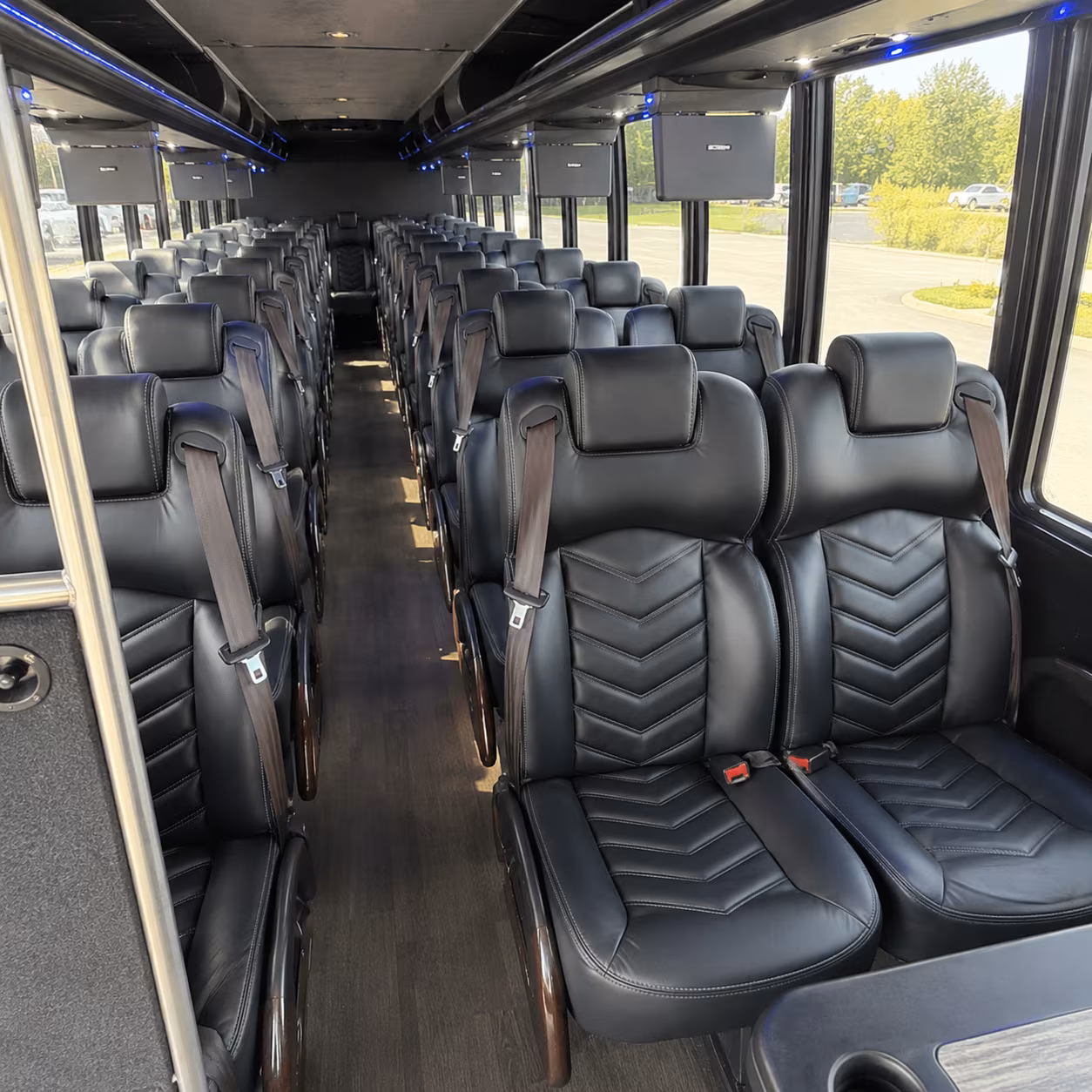 centennial 35 passenger minibus interior