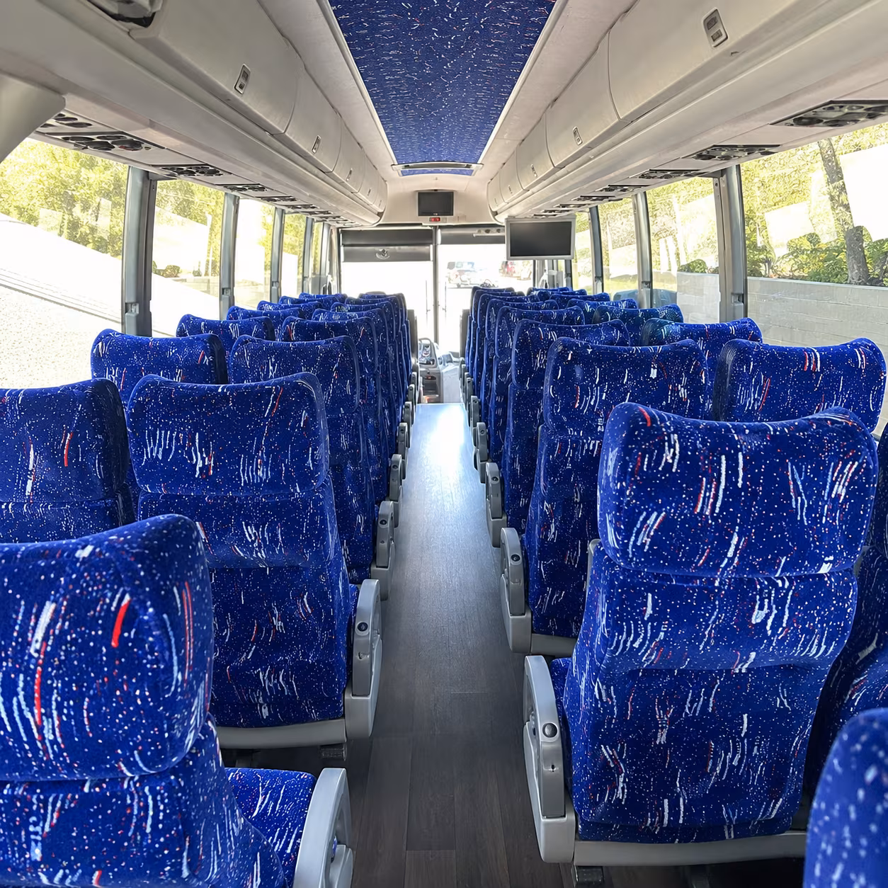 centennial 50 passenger charter bus interior