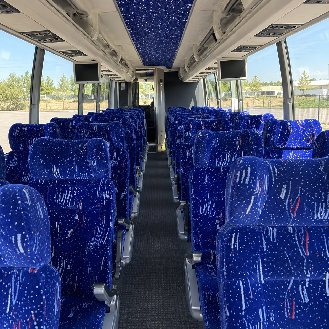 centennial charter bus inside