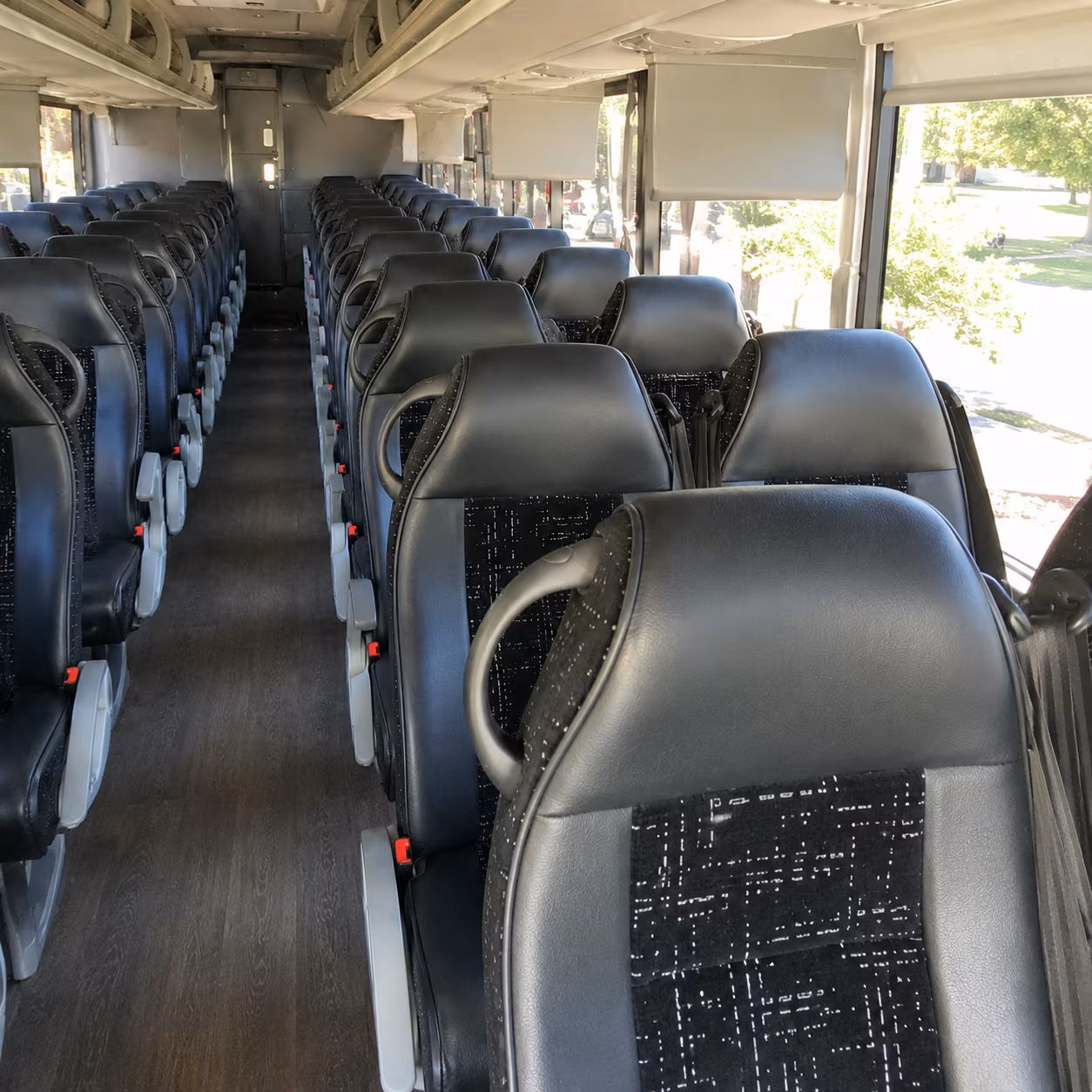 centennial charter bus interior