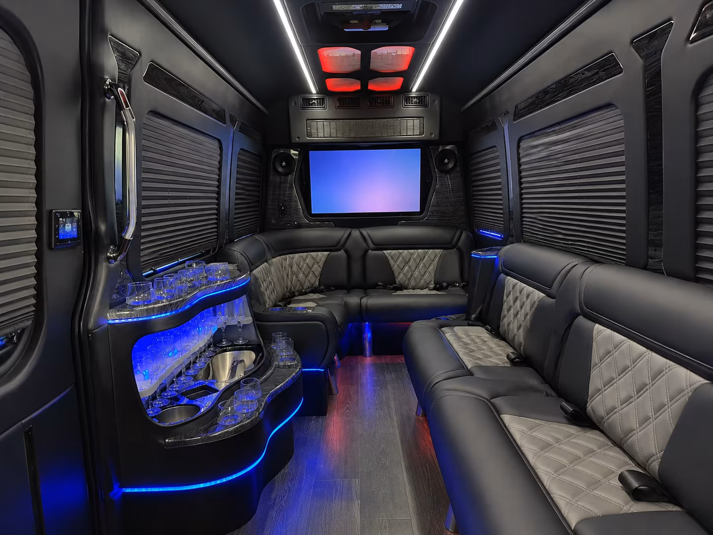 centennial wedding transportation onboard seating